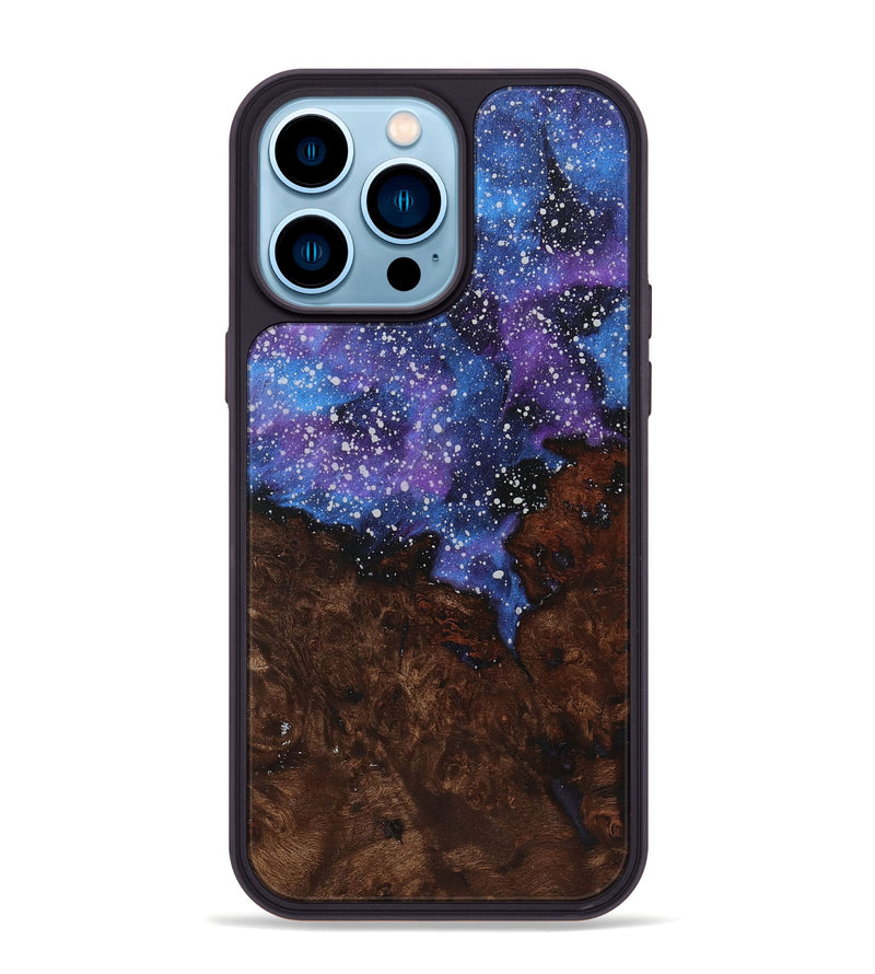 iPhone 14 Pro Max Wood Phone Case - Mark (Cosmos, 723590)