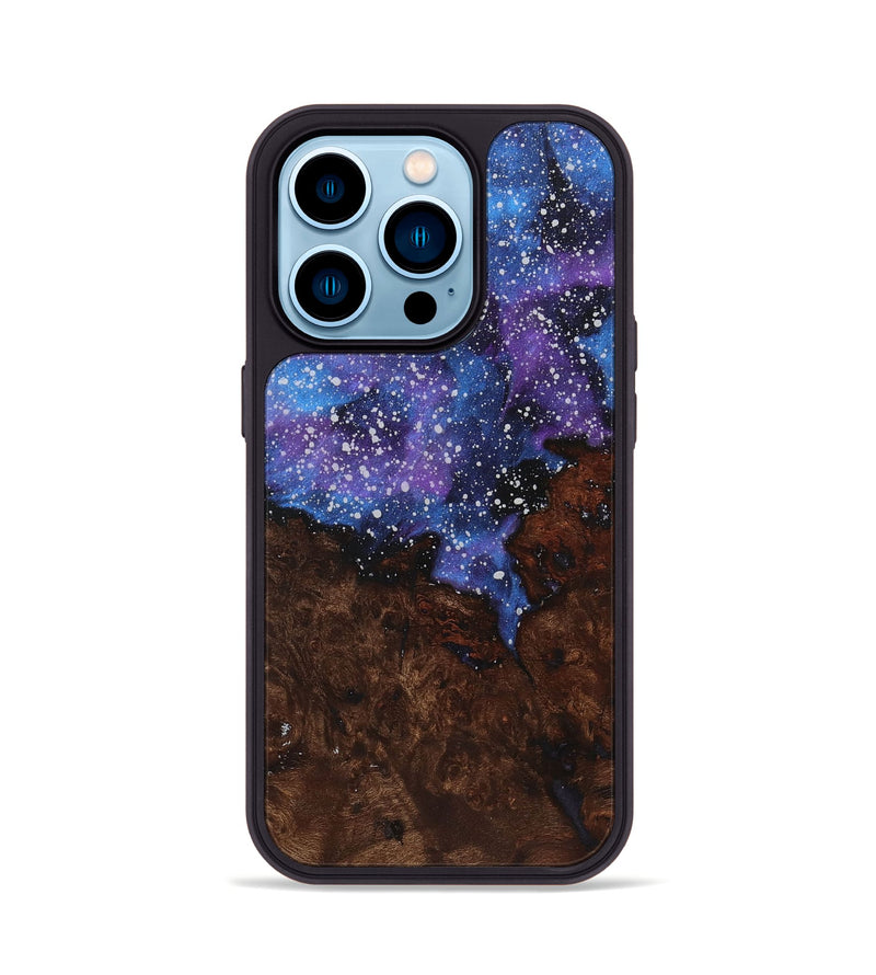 iPhone 14 Pro Wood Phone Case - Mark (Cosmos, 723590)