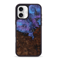 iPhone 16 Plus Wood Phone Case - Mark (Cosmos, 723590)