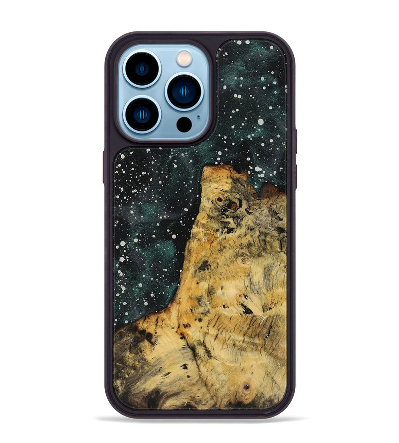 iPhone 14 Pro Max Wood Phone Case - Litzy (Cosmos, 723591)