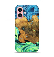 iPhone 16 Wood Live Edge Phone Case - Willa (Ombre, 723606)