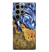 Galaxy S23 Ultra Wood Live Edge Phone Case - Isaac (Blue, 723610)