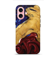 iPhone 16 Wood Live Edge Phone Case - Jaiden (Ombre, 723618)