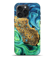 iPhone 16 Pro Max Wood Live Edge Phone Case - Jamal (Ombre, 723619)