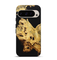 Pixel 9 Wood Live Edge Phone Case - Kamila (Pure Black, 723620)