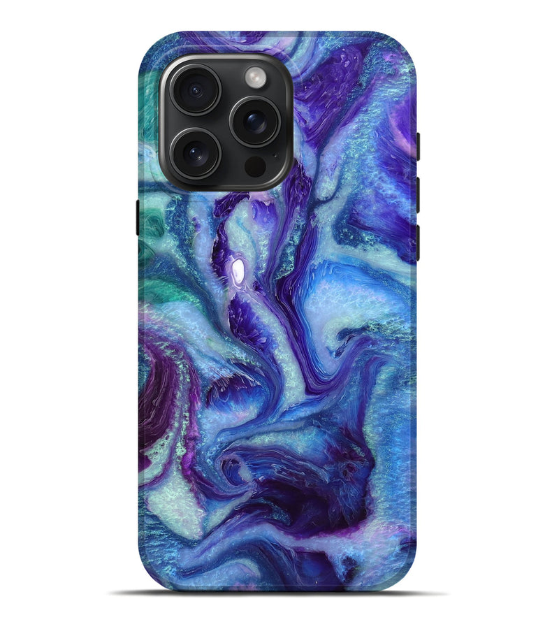 iPhone 16 Pro Max ResinArt Live Edge Phone Case - Melinda (Ombre, 723622)