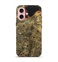 iPhone 16 Wood Live Edge Phone Case - Pat (Wood Burl, 723623)