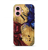 iPhone 16 Wood Live Edge Phone Case - Caroline (Ombre, 723626)