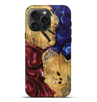 iPhone 16 Pro Max Wood Live Edge Phone Case - Caroline (Ombre, 723626)