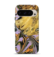 Pixel 9 Wood Live Edge Phone Case - Sophie (Purple, 723634)