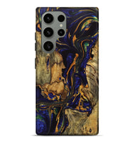 Galaxy S23 Ultra Wood Live Edge Phone Case - Abel (Blue, 723642)