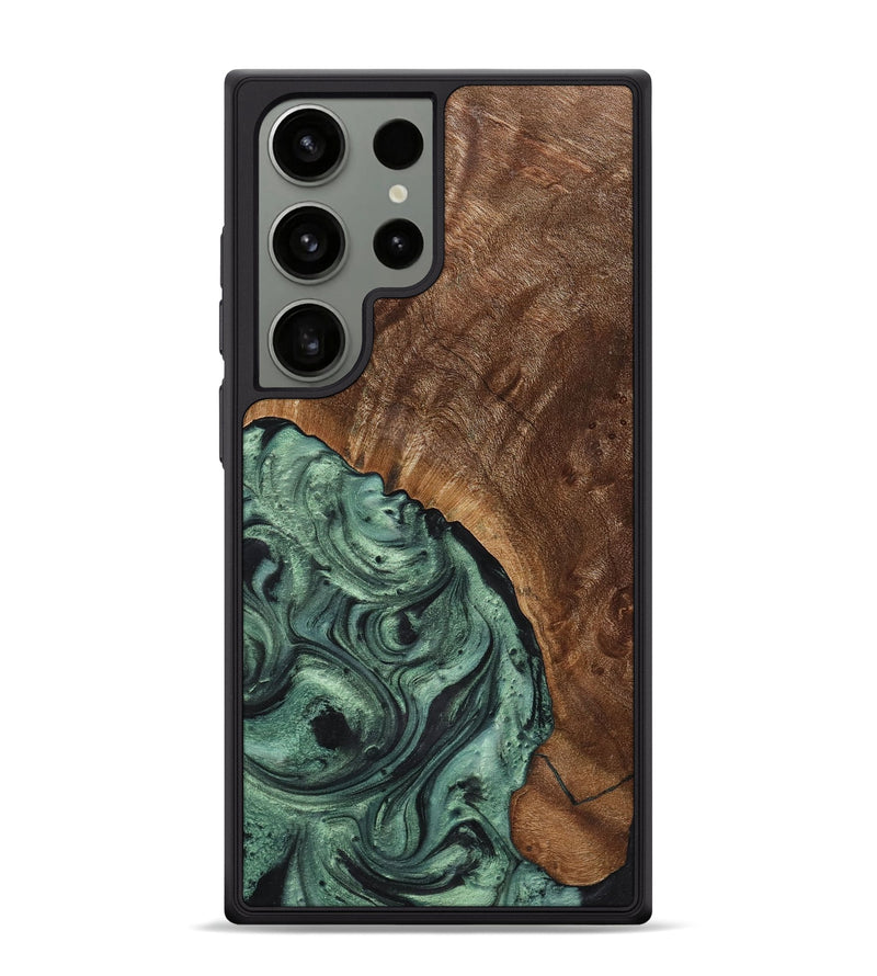 Galaxy S24 Ultra Wood Phone Case - Conner (Green, 723705)