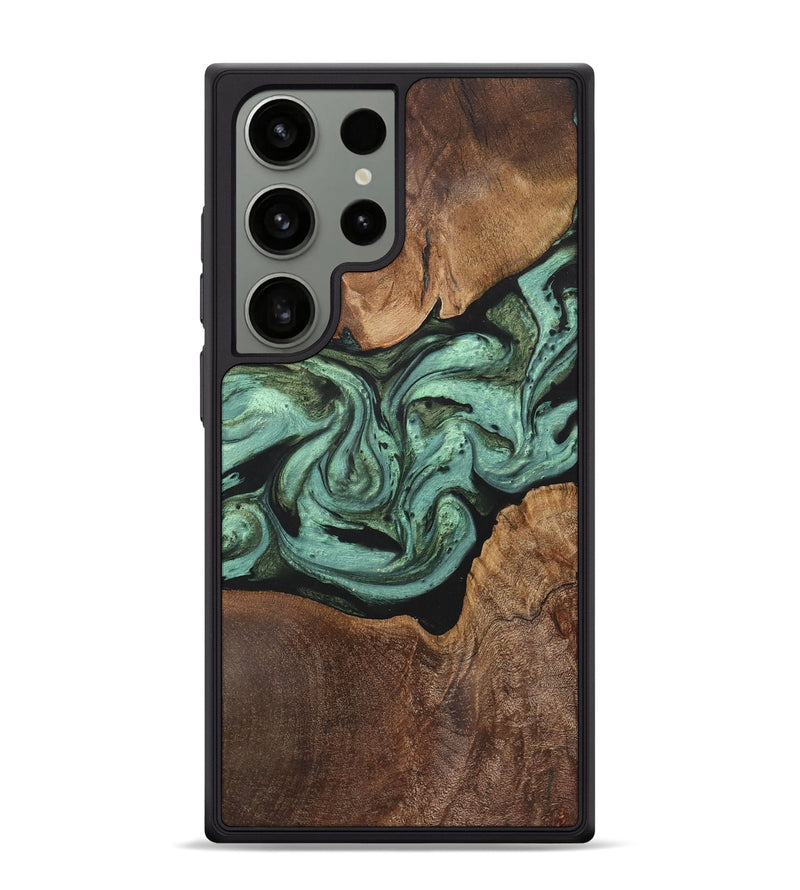 Galaxy S24 Ultra Wood Phone Case - Malik (Green, 723719)