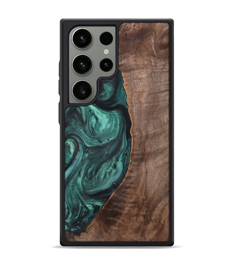 Galaxy S24 Ultra Wood Phone Case - Felicity (Green, 723721)