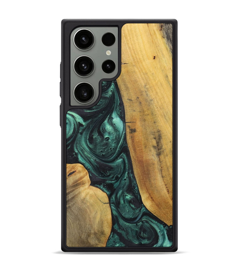 Galaxy S24 Ultra Wood Phone Case - Vicki (Green, 723726)