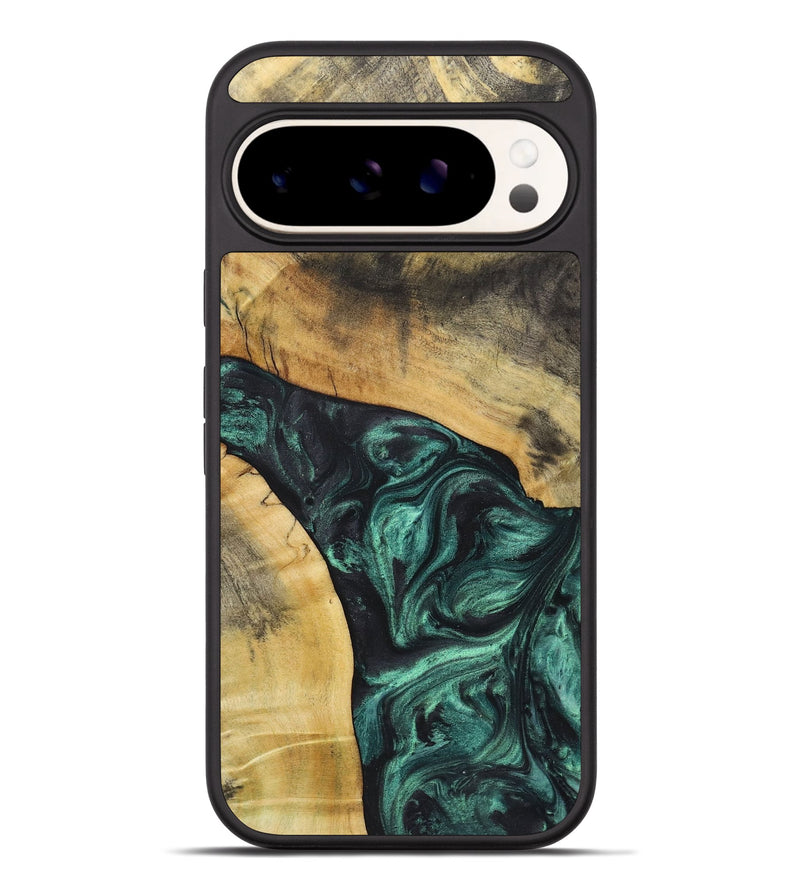 Pixel 9 Pro XL Wood Phone Case - Glenn (Green, 723733)