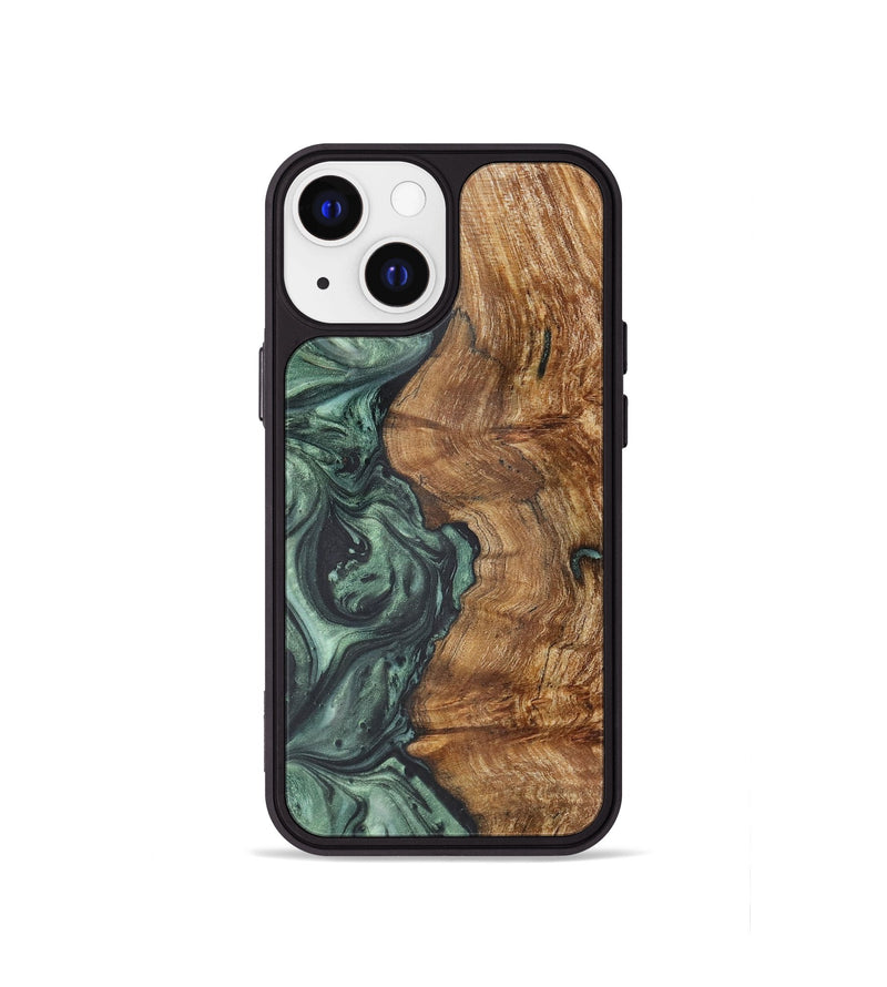 iPhone 13 mini Wood Phone Case - Griffin (Green, 723755)