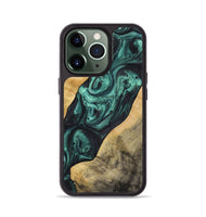 iPhone 13 Pro Wood Phone Case - Deloris (Green, 723760)