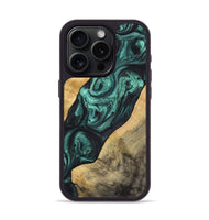 iPhone 15 Pro Wood Phone Case - Deloris (Green, 723760)