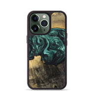 iPhone 13 Pro Wood Phone Case - Rafael (Green, 723761)