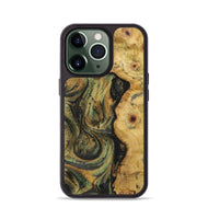 iPhone 13 Pro Wood Phone Case - Mattie (Green, 723765)