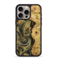 iPhone 15 Pro Max Wood Phone Case - Mattie (Green, 723765)