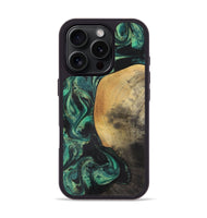 iPhone 16 Pro Wood Phone Case - Dexter (Green, 723766)