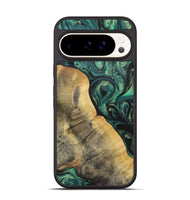 Pixel 9 Pro Wood Phone Case - Shaun (Green, 723773)