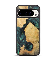 Pixel 9 Pro Wood Phone Case - Cheryl (Green, 723782)