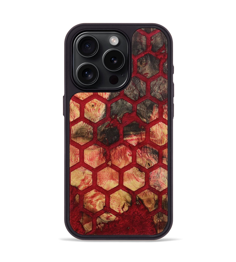 iPhone 15 Pro Wood Phone Case - Haylee (Pattern, 723791)