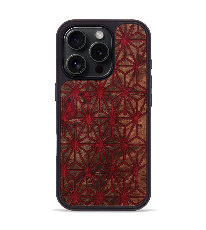 iPhone 16 Pro Wood Phone Case - Alexus (Pattern, 723810)