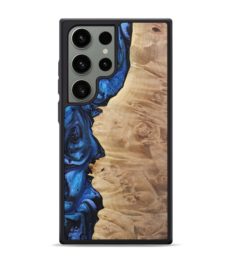 Galaxy S24 Ultra Wood Phone Case - Shari (Blue, 723871)