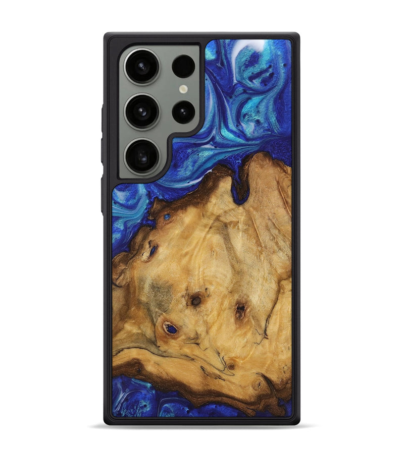 Galaxy S24 Ultra Wood Phone Case - Wanda (Blue, 723874)