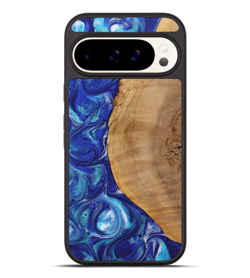 Pixel 9 Pro XL Wood Phone Case - Ross (Blue, 723882)