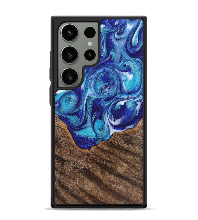 Galaxy S24 Ultra Wood Phone Case - Gage (Blue, 723883)