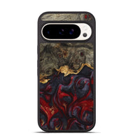 Pixel 9 Wood Phone Case - Lizzie (Red, 723903)