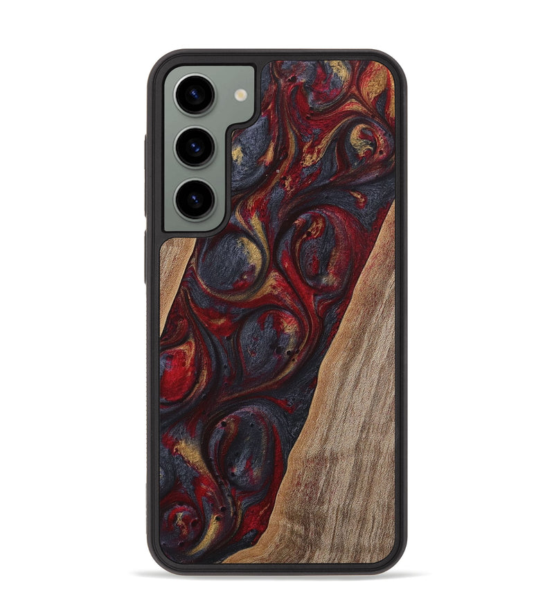 Galaxy S23 Plus Wood Phone Case - Caitlin (Red, 723905)