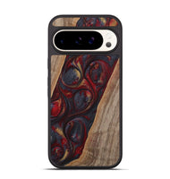 Pixel 9 Wood Phone Case - Caitlin (Red, 723905)