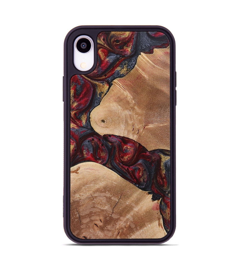 iPhone Xr Wood Phone Case - Brittany (Red, 723908)