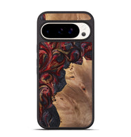 Pixel 9 Wood Phone Case - Vivienne (Red, 723912)