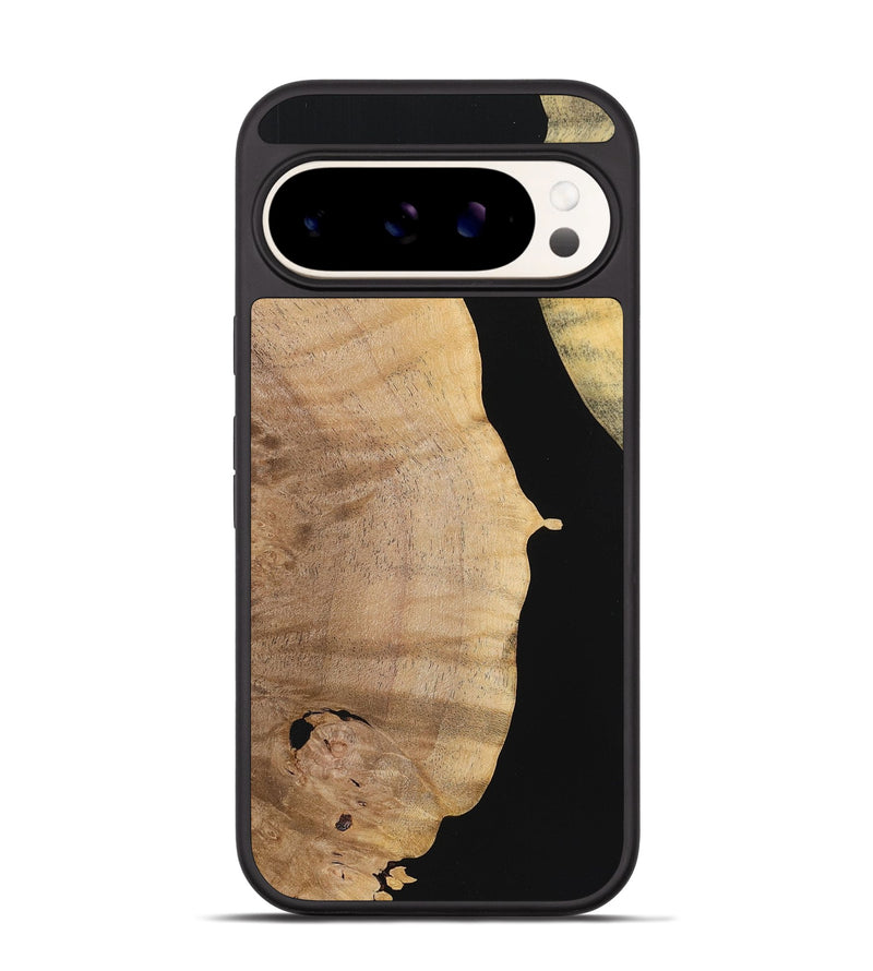 Pixel 9 Wood Phone Case - Bryce (Pure Black, 723925)