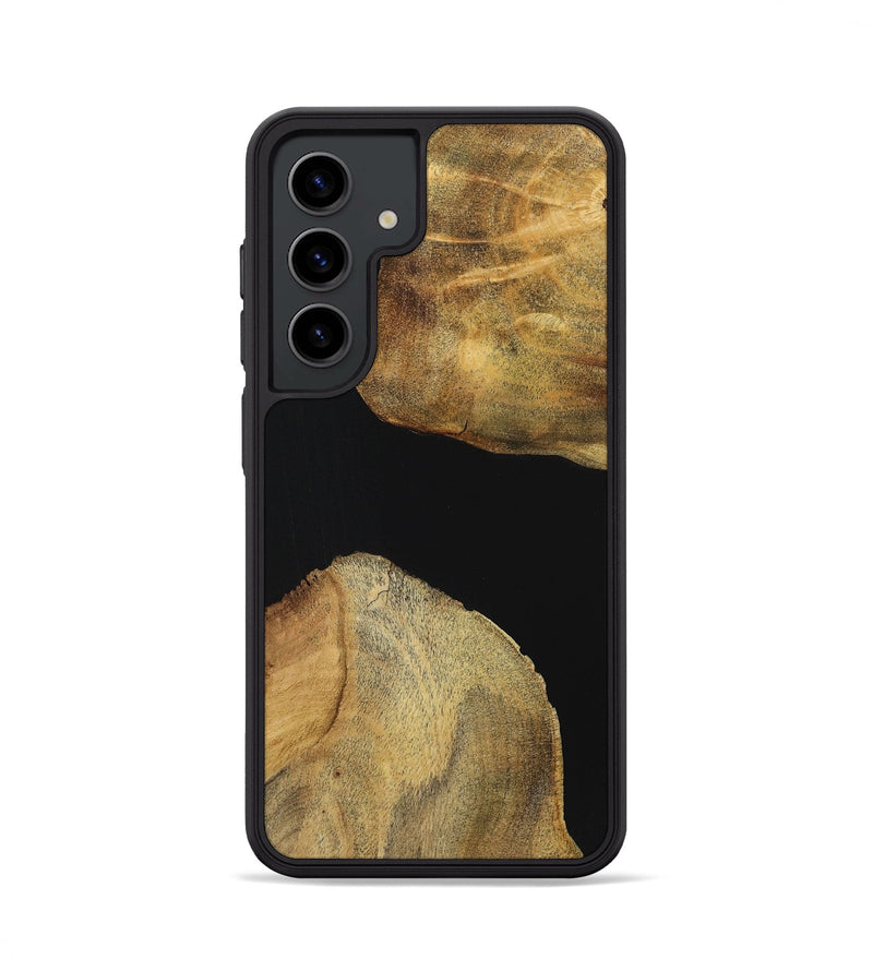 Galaxy S24 Wood Phone Case - Bill (Pure Black, 723927)