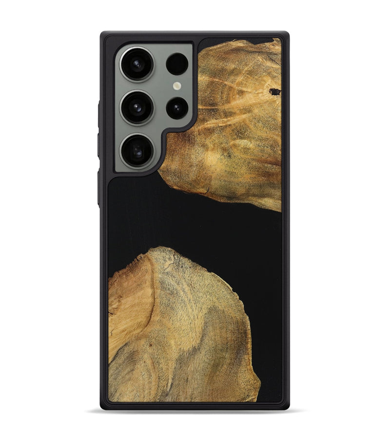 Galaxy S24 Ultra Wood Phone Case - Bill (Pure Black, 723927)