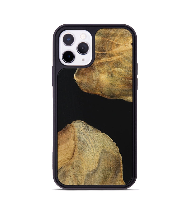 iPhone 11 Pro Wood Phone Case - Bill (Pure Black, 723927)