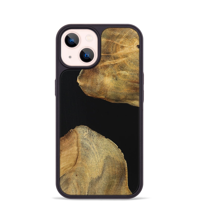 iPhone 14 Wood Phone Case - Bill (Pure Black, 723927)