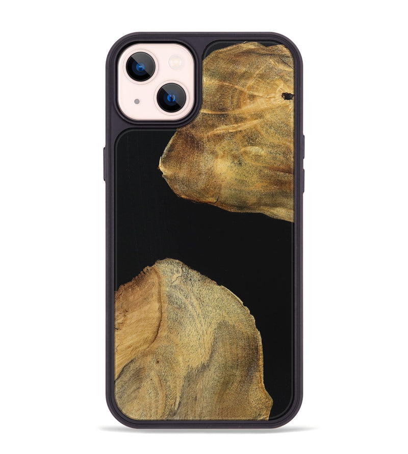 iPhone 14 Plus Wood Phone Case - Bill (Pure Black, 723927)