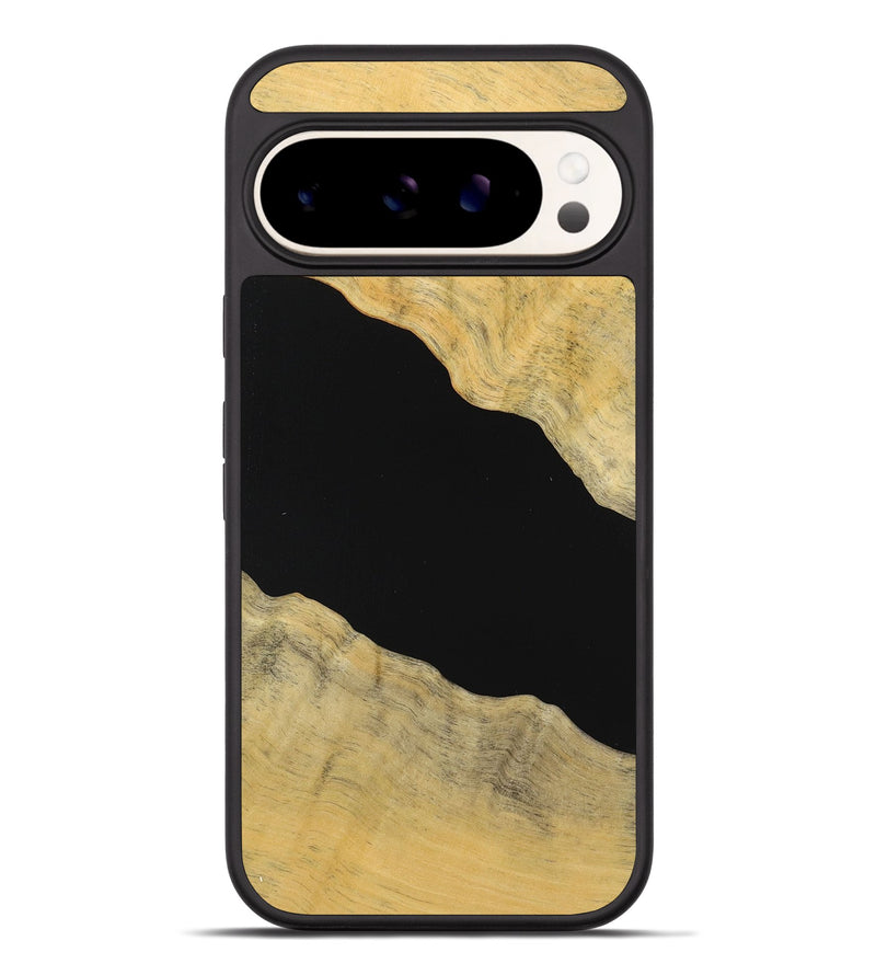 Pixel 9 Pro XL Wood Phone Case - Rebekah (Pure Black, 723933)