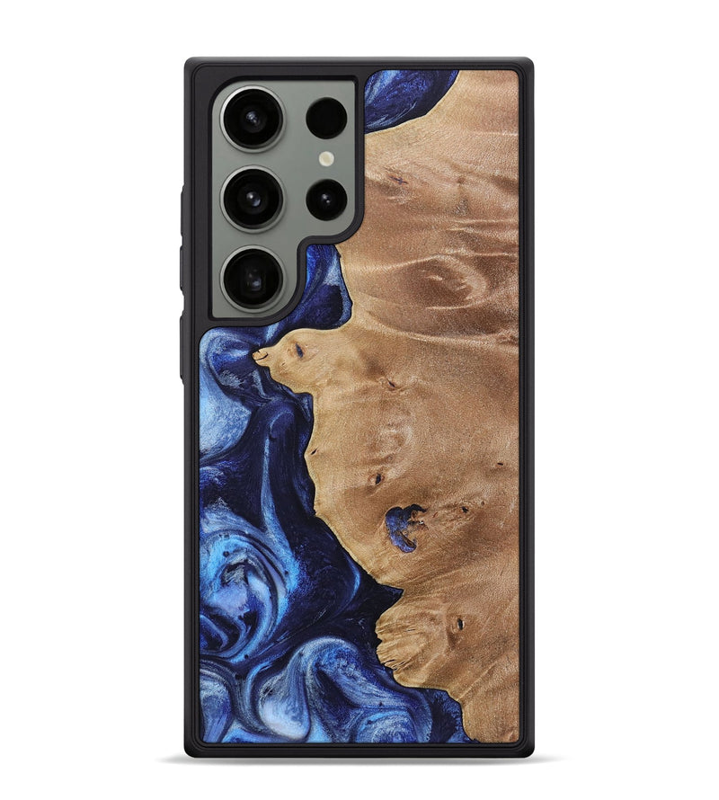 Galaxy S24 Ultra Wood Phone Case - Esther (Blue, 723947)