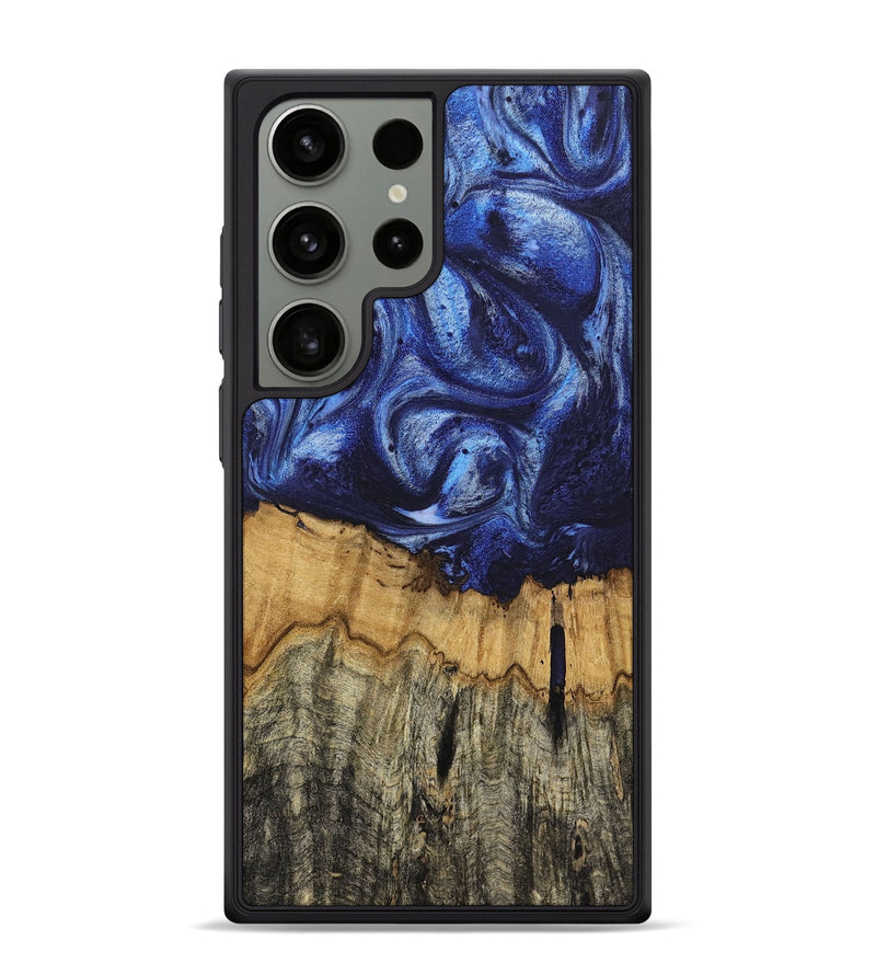 Galaxy S24 Ultra Wood Phone Case - Emery (Blue, 723964)