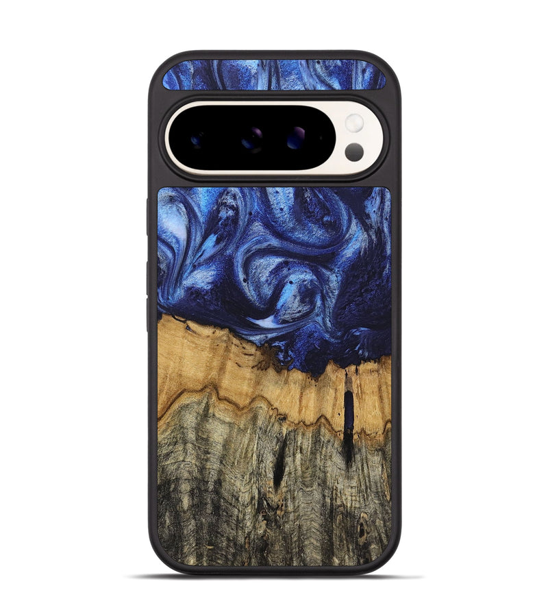 Pixel 9 Wood Phone Case - Emery (Blue, 723964)